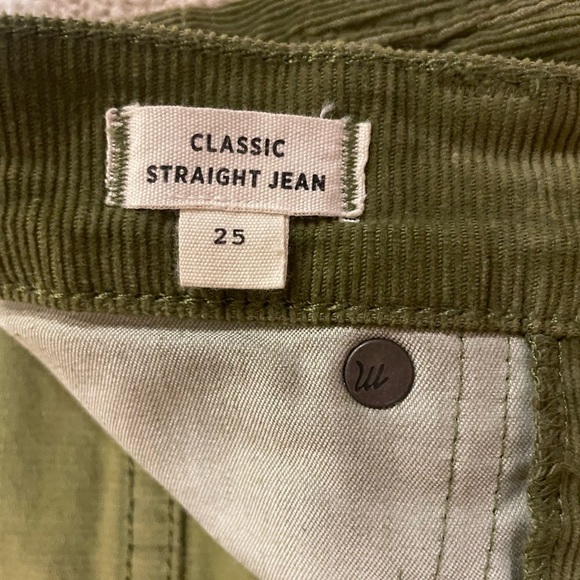 Madewell Classic Straight Jean Corduroy - Picture 2 of 3